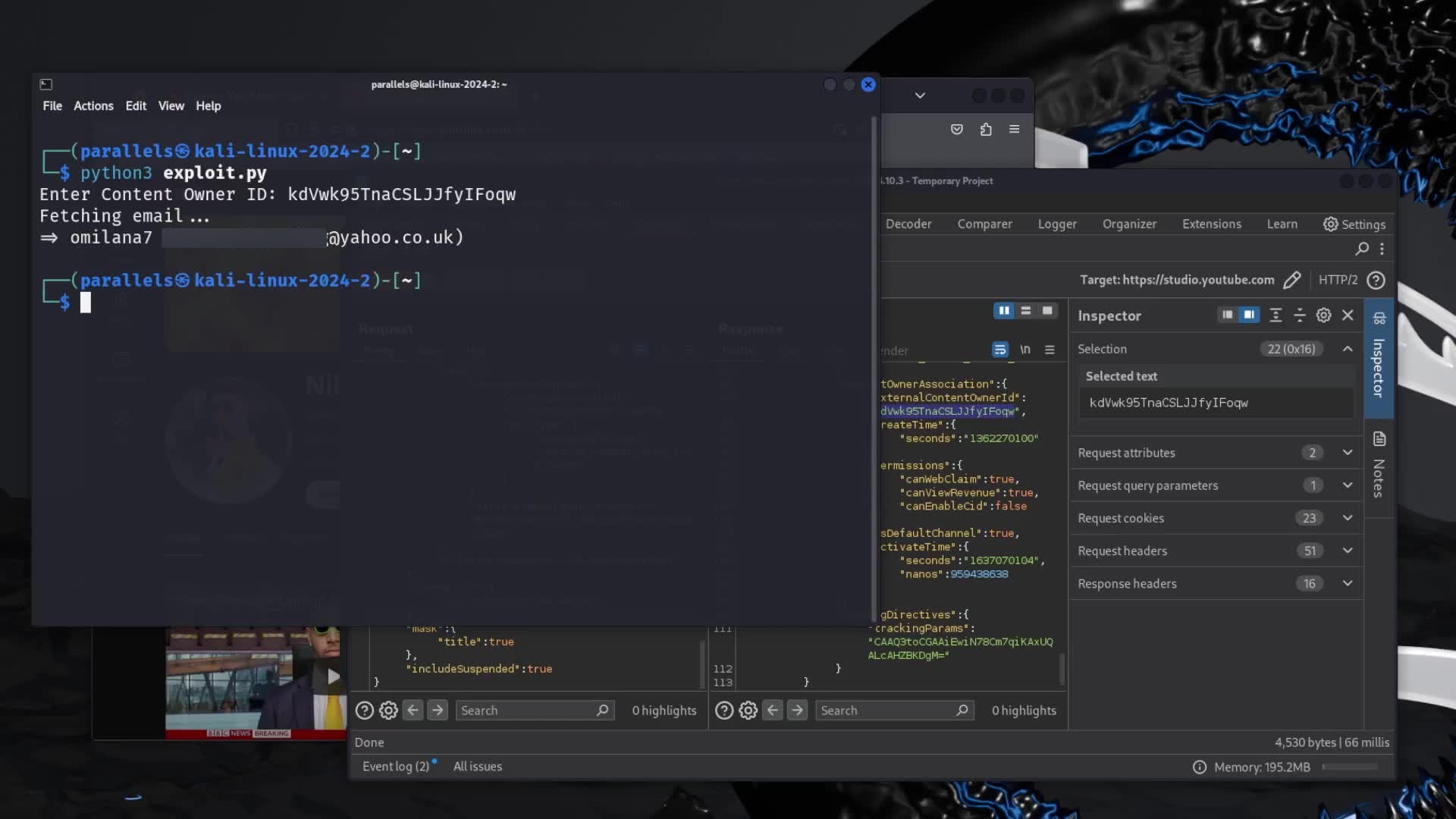 Disclosing YouTube Creator Emails for a $20k Bounty